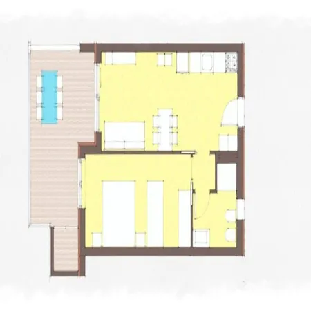Apartmán Sunny With Rooftop Pool *